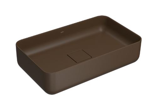 Cuba de Apoio Retagular Marrom Fosco - L.13050.22