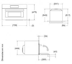 Forno Combinado com Micro-Ondas PROF30 SOEX