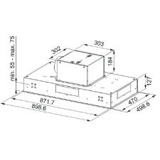 Coifa de Teto Maris Ceiling 90cm