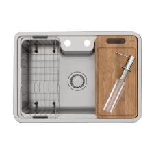 Cuba Docol Massima com Acess�rio e V�lvula 68x48 Inox