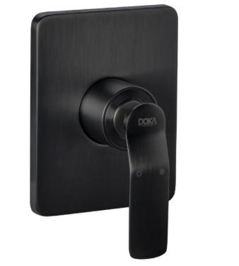 Misturador Monocomando para Chuveiro Alta/Baixa Press�o Base Deca Rainbow Matt Black