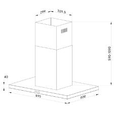 Coifa Ilha New Format 90cm