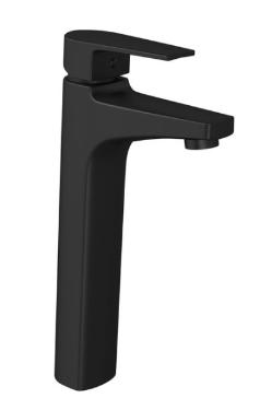 Misturador Monocomando para Lavat�rio de Mesa Bica Alta Level Black Matte - 2885.BL26.MT
