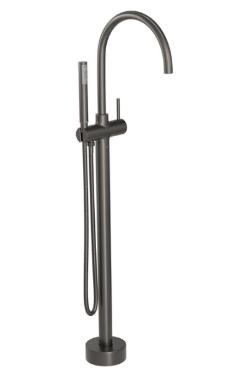 Misturador Monocomando de Piso para Banheira Redondo  Deca You Dark Antracite