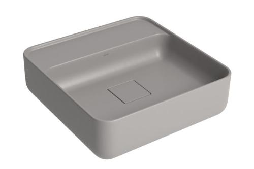 Cuba de Apoio Quadrada com Mesa Cinza Antracite - L.11040.M.85