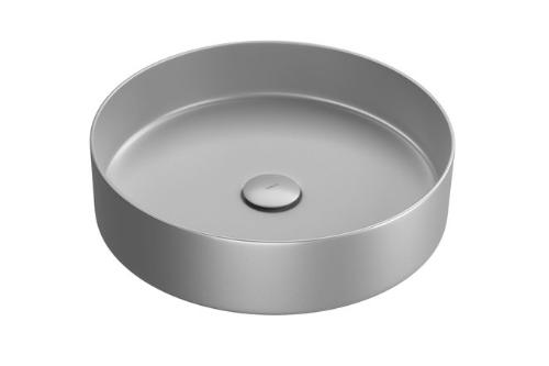 Cuba de Apoio Redonda com V�lvula Dark Antracite - LI.12037.GF.MT.VAL
