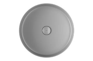 Cuba de Apoio Redonda com V�lvula Dark Antracite - LI.12037.GF.MT.VAL