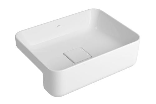 Cuba Semiencaixe Retangular Branco - L.63040.17