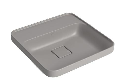 Cuba Sobrepor Quadrada com Mesa Cinza Antracite - L.21040.M.85