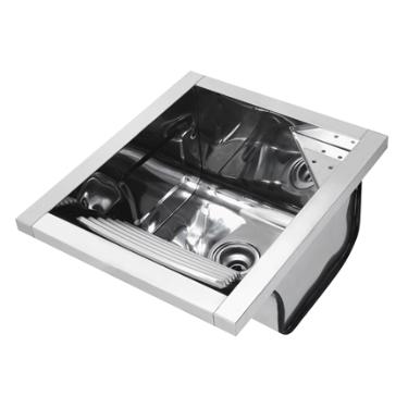 Tanque Reto 44x51,5  com V�lvula Alto Brilho