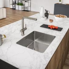 Misturador Monocomando para Cozinha de Mesa Maris Active Twist Inox Fosco