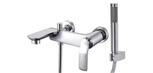 Monocomando de Parede para Banheira com Ducha Higi�nica Rainbow Chrome