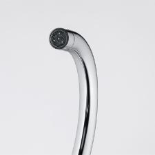 Misturador Monocomando para Cozinha de Mesa Lina com Bica em J Altal Girat�ria Inox