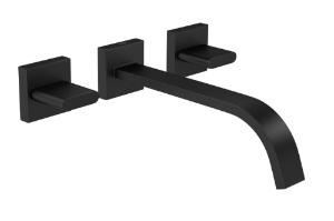 Misturador para Lavat�rio de Parede Polo Black Matte