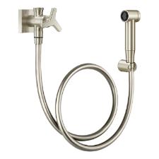 Ducha Higi�nica com Registro e Deriva��o City N�quel Escovado