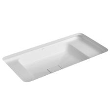 Cuba de Embutir Retangular com Mesa 60 cm Branco - L.33060.MDE.17