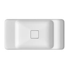 Cuba de Embutir Retangular com Mesa 60 cm Branco - L.33060.MDE.17