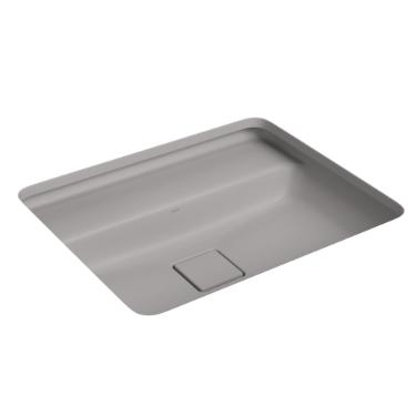 Cuba de Embutir Retangular com Mesa 50 cm Soft Antracite - L.33050.M.85