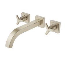 Misturador para Lavat�rio Parede City N�quel Escovado