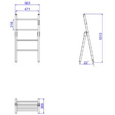 Toalheiro T�rmico De Piso Deca You Cromado 220V