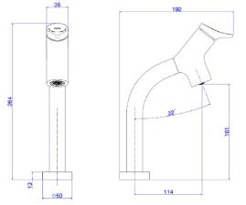 Misturador Monocomando Lav�torio Bica Baixa Gama Cromado