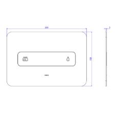 Acabamento para Caixa Embutida Mec�nica Deca You Dark Antracite