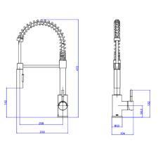Misturador Monocomando Cozinha Spin One Gourmet Cromado