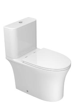 Kit Bacia com Caixa Acoplada Vertis Total Clean Branco