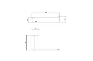 Papeleira Versa Red Gold