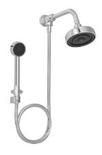 Kit Chuveiro Acqua Plus com desviador Cromado - 1990.C.STD.KIT.N