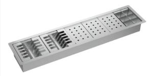 Calha Organizadora Para Cozinha 90cm Inox