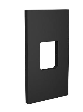 Acabamento de Tomada para Toalheiro T�rmico Black Matte