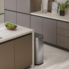 Lixeira Quadrada com Sensor Deca Suprema 50L Inox
