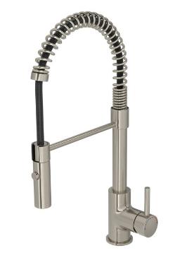 Misturador Monocomando para Cozinha de Mesa Bica M�vel Spin One Gourmet Inox