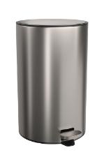 Lixeira Redonda Com Pedal Deca Suprema 20L Inox