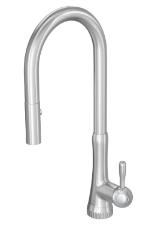 Misturador Monocomando para Cozinha de Mesa Bica M�vel Perola Cromado