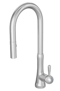 Misturador Monocomando para Cozinha de Mesa Bica M�vel Perola Cromado