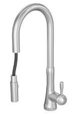 Misturador Monocomando para Cozinha de Mesa Bica M�vel Perola Cromado