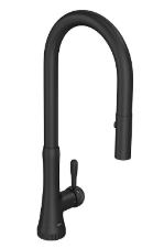Misturador Monocomando para Cozinha de Mesa Bica M�vel Perola Black Matte