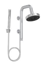 Chuveiro de Parede Com Tubo e Desviador Redondo Select eco Cromado