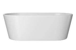 Banheira de Piso Oval 170CM LK Branco Fosco
