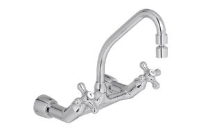 Misturador para Cozinha de Parede Belle �poque Cromado