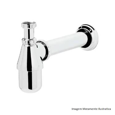 Sif�o para Pia Americana 1 1/2 x 2 Cromado