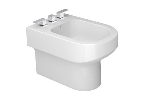 Bid� com 3 Furos Carrarra Branco - B.60.17