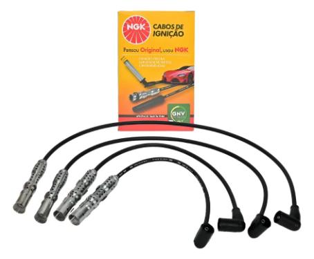 Jogo 4 Cabos Igni��o VW Gol Polo Fox 1.0/1.6 8V
