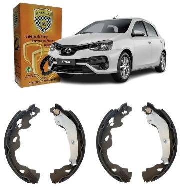 Sapata freio traseira Etios/Yaris/J2 1.3-1.5 / 1.4