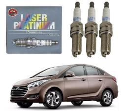 Jogo Velas Igni��o Ngk Hyundai Hb20 Hb20s 1.0 12v 2016/...