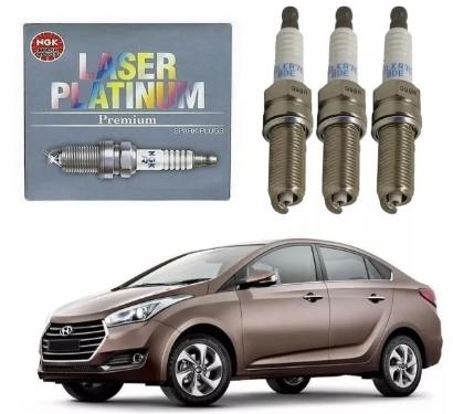 Jogo Velas Igni��o Ngk Hyundai Hb20 Hb20s 1.0 12v 2016/...