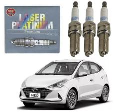 Jogo Velas Igni��o Ngk Hyundai Hb20 Hb20s 1.0 12v 2016/...