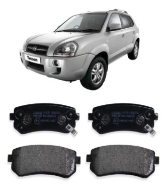 PASTILHA FREIO TRASEIRA IX35 I30 ELANTRA TUCSON CERATO